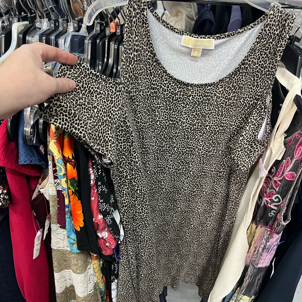 MICHAEL Michael Kors Leopard Print Dress